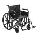 Sentra EC Heavy Duty Wheelchair (Detachable Full Arms and Swing away Footrests, 22" Seat)_image_11