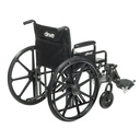 Sentra EC Heavy Duty Wheelchair (Detachable Desk Arms and Elevating Leg Rests, 22" Seat)_image_13