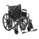 Sentra EC Heavy Duty Wheelchair (Detachable Desk Arms and Elevating Leg Rests, 20" Seat)_image_11