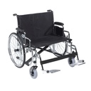 Sentra EC Heavy Duty Extra Wide Wheelchair (Detachable Desk Arms and Swing Away Foot Rests, 26" Seat)_image_11