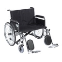 Sentra EC Heavy Duty Extra Wide Wheelchair (Detachable Full Arms and Elevating Leg Rests, 28" Seat)_image_11