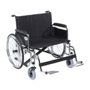 Sentra EC Heavy Duty Extra Wide Wheelchair (Detachable Full Arms and Swing Away Foot Rests, 30" Seat)_image_11