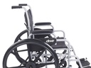 Poly Fly Light Weight Transport Chair Wheelchair with Swing away Footrest (18" Seat Size)_image_12