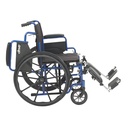 Blue Streak Wheelchair with Flip Back Desk Arms (Elevating Leg Rests, 16" Seat)_image_11