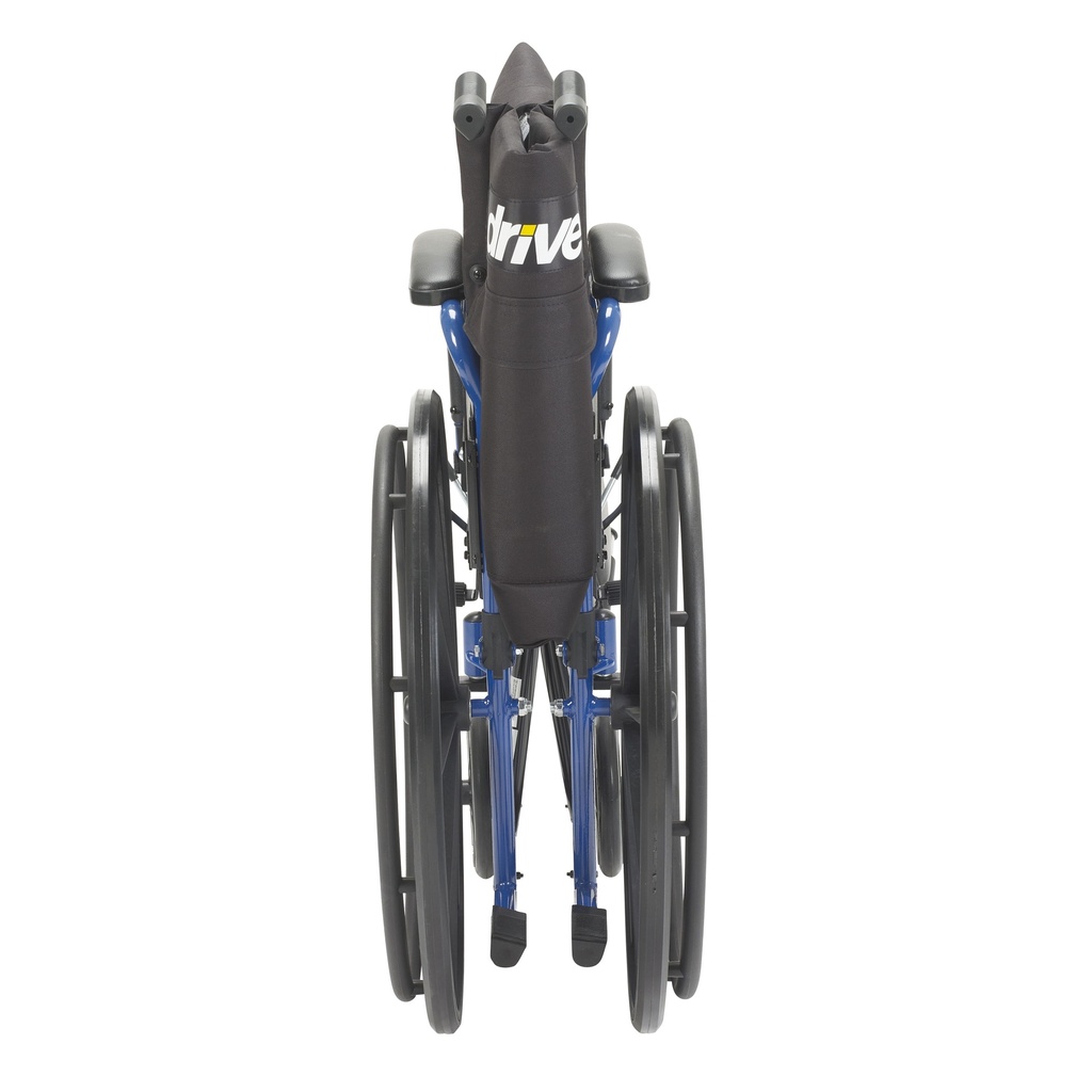 Blue Streak Wheelchair with Flip Back Desk Arms (Swing Away Footrest, 18" Seat)_image_16