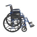 Blue Streak Wheelchair with Flip Back Desk Arms (Swing Away Footrest, 16" Seat)_image_12