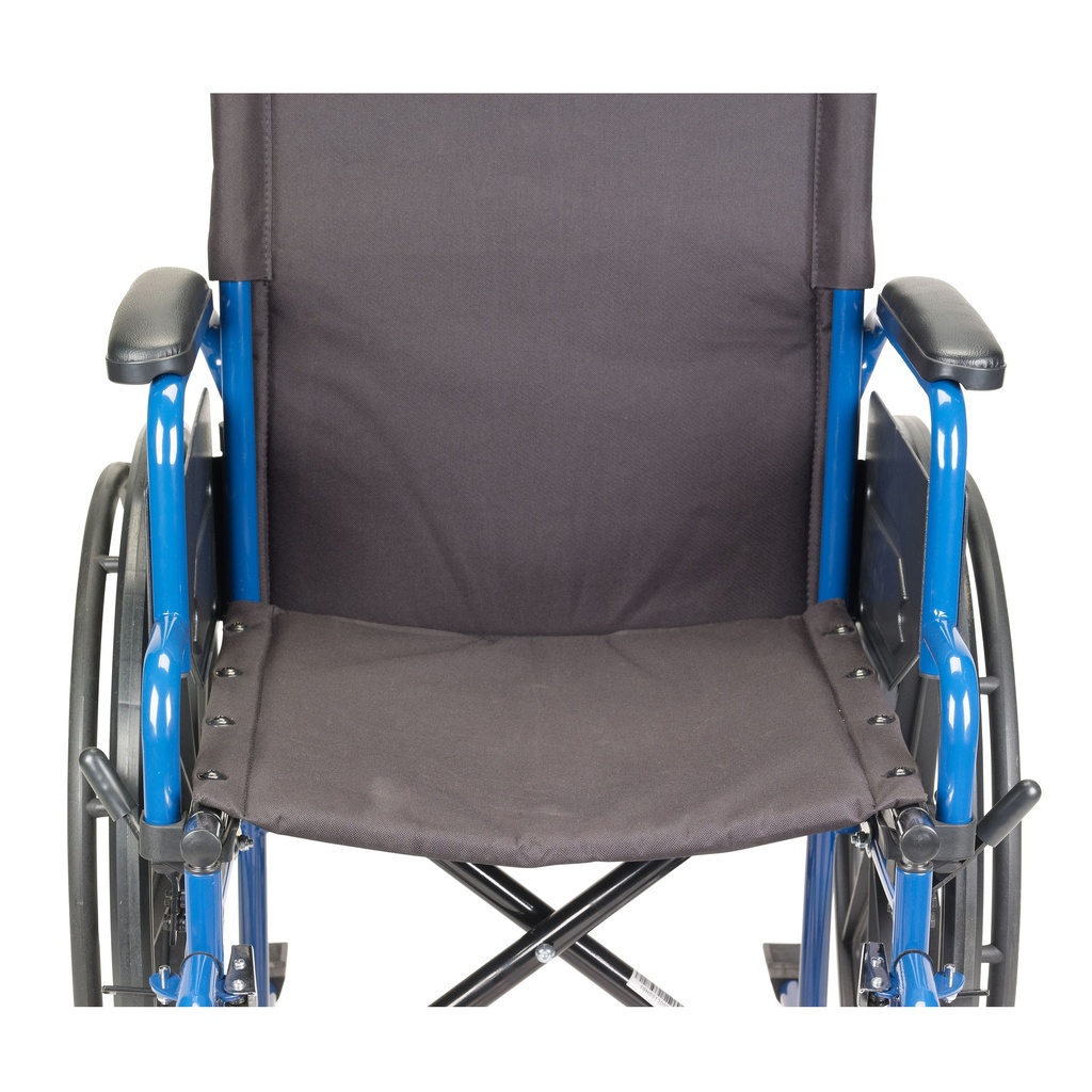 Blue Streak Wheelchair with Flip Back Desk Arms (Elevating Leg Rests, 20" Seat)_image_15