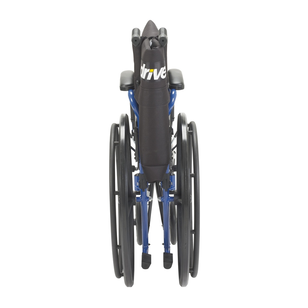Blue Streak Wheelchair with Flip Back Desk Arms (Elevating Leg Rests, 20" Seat)_image_16