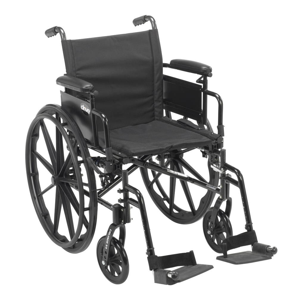 Cruiser X4 Lightweight Dual Axle Wheelchair with Adjustable Detatchable Arms (Desk Arms, 18" Seat)_image_21