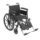 Cruiser X4 Lightweight Dual Axle Wheelchair with Adjustable Detatchable Arms (Full Arms, 20" Seat)_image_21