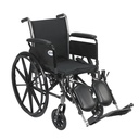 Cruiser III Light Weight Wheelchair with Flip Back Removable Arms (Flip Back Removable Full Arms and Elevating Leg Rests, 16" Seat)_image_11