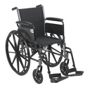 Cruiser III Light Weight Wheelchair with Flip Back Removable Arms (Flip Back Removable Full Arms and Swing away Footrests, 16" Seat)_image_11