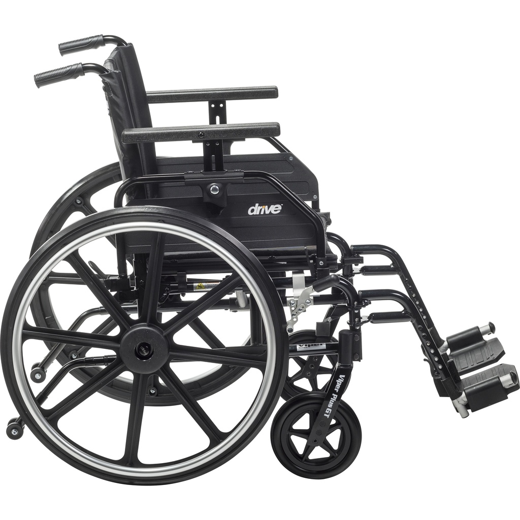 Viper Plus GT Wheelchair with Universal Armrests (Swing-Away Footrests, 18" Seat)_image_15