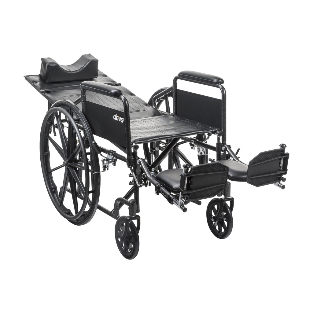 Silver Sport Full-Reclining Wheelchair (Full Arms, 20" Seat)_image_12