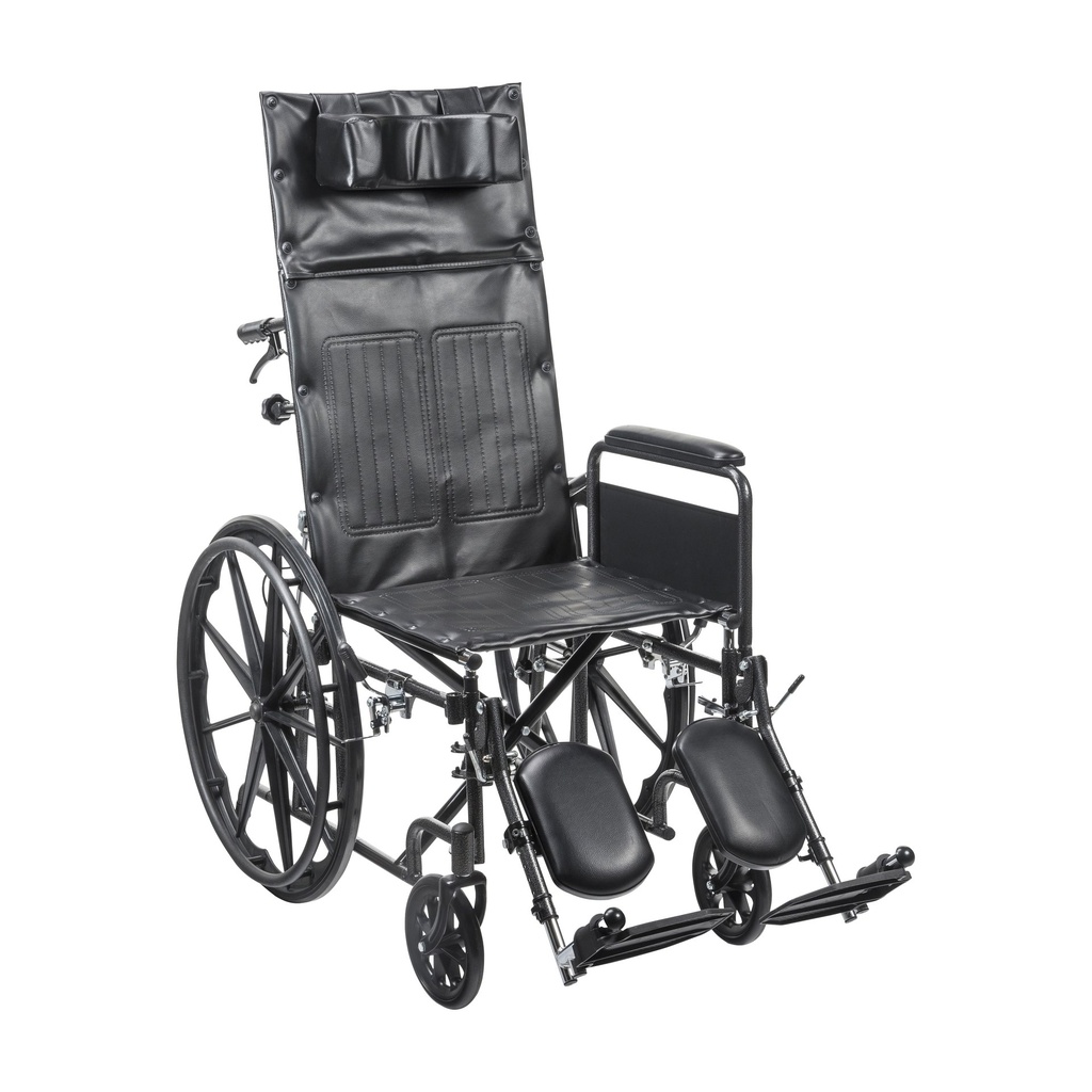 Silver Sport Full-Reclining Wheelchair (Full Arms, 20" Seat)_image_16