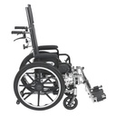 Viper Plus Light Weight Reclining Wheelchair with Elevating Leg rest and Flip Back Detachable Arms (14" Seat)_image_12