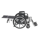 Viper Plus Light Weight Reclining Wheelchair with Elevating Leg rest and Flip Back Detachable Arms (14" Seat)_image_13