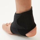 Compression Ankle Sleeve For Ankle Support & Foot Pain Breathable Ankle Brace With Ankle Strap For Sports Protection - Black_gallery_14