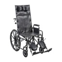 Drive Medical Silver Sport Recliner wheelchair with Vinyl Upholstery_gallery_14