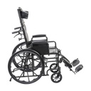 Drive Medical Silver Sport Recliner wheelchair with Vinyl Upholstery_gallery_17