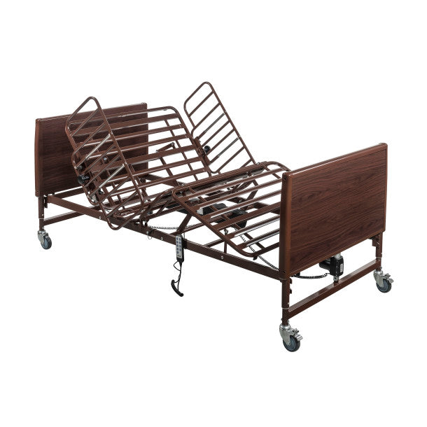 Lightweight Bariatric Homecare Bed 42"W - 15300LW (Full set includes, Frame, Bariatric Mattress and half side rails)_gallery_12