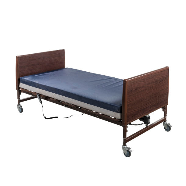 Lightweight Bariatric Homecare Bed 42"W - 15300LW (Full set includes, Frame, Bariatric Mattress and half side rails)_gallery_13