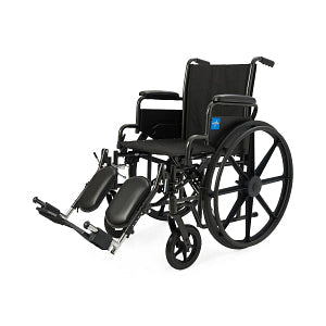 Medline 18" Manual Wheelchair with Elevated Leg Rest - K1186N22E_gallery_14