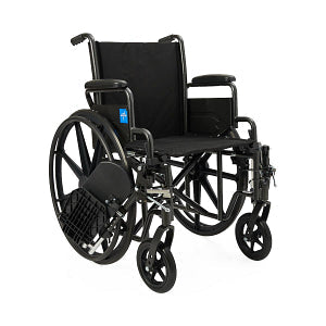 Medline 18" Manual Wheelchair with Elevated Leg Rest - K1186N22E_gallery_18