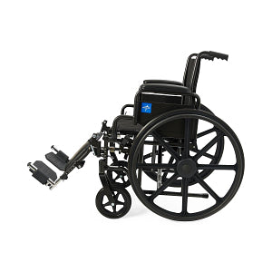 Medline 18" Manual Wheelchair with Elevated Leg Rest - K1186N22E_gallery_19