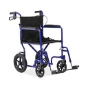 Medline Basic Aluminum Transport Chair with Permanent Full-Length Arms, Swing-Away Footrests and 12" Wheels_gallery_15
