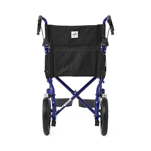 Medline Basic Aluminum Transport Chair with Permanent Full-Length Arms, Swing-Away Footrests and 12" Wheels_gallery_18