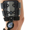 Post Surgery Open Knee Brace With Side Hinges & Dial Pin To Support Fracture (ACL/PCL), Post Surgeries Adjustable Knee Support - Black_gallery_12
