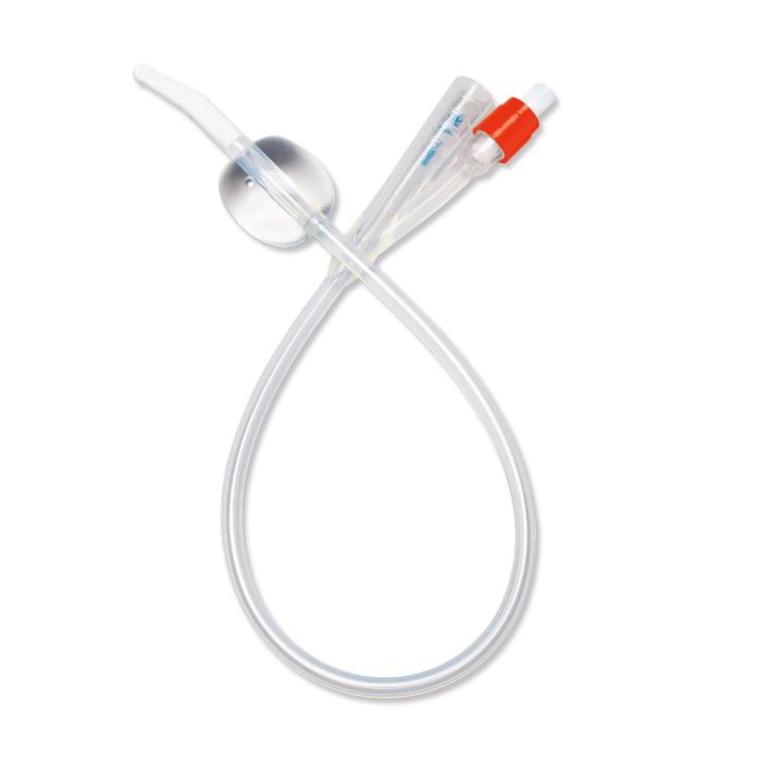 Silicone 2-Way 100% Silicone Foley Catheter with Coude Tip, 10 cc (mL)_gallery_12