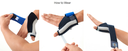 Thumb Splint Bilateral Design for Fitting Left or Right - Wrist Braces & Supports With Adjustable Compression by Velcro Straps_gallery_15
