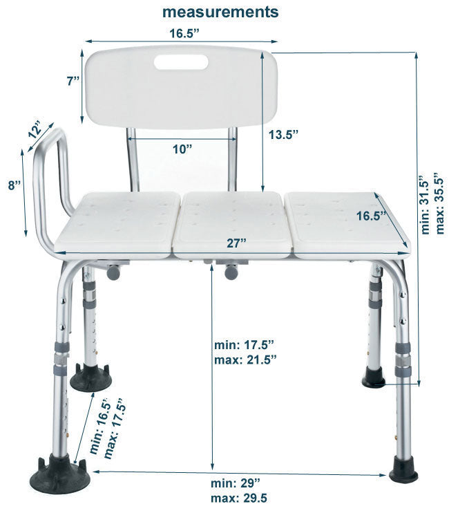 Transfer Bath Bench with Curtain Control: MHSBCS_gallery_12