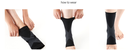 Triplicated Lining Compression Ankle Sleeve For Foot Swelling, Fatigue, Eases Swelling Ankle Support Socks With Arch Support For Sports Protection (Small/ Medium/ Large)_gallery_15