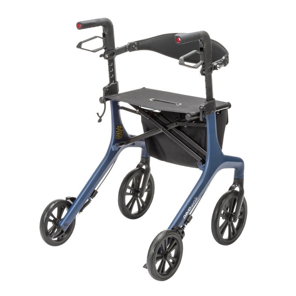 AeroWalk Ultra-Lite Rollator - Blue - Image 1
