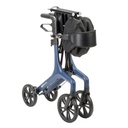 AeroWalk Ultra-Lite Rollator - Blue - Image 4