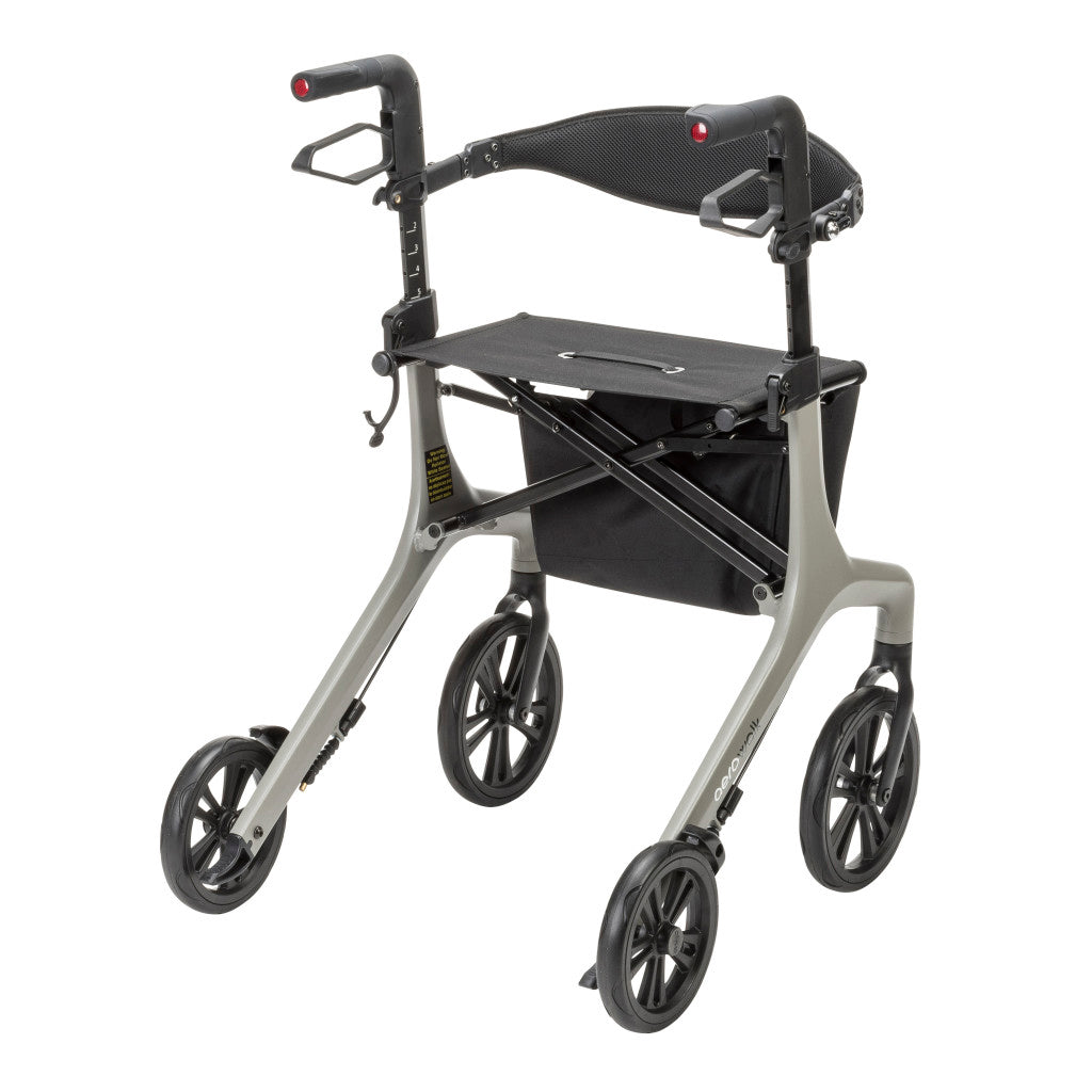 AeroWalk Ultra-Lite Rollator - Gray - Image 1