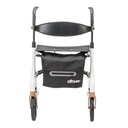 AeroWalk Ultra-Lite Rollator - White - Image 4