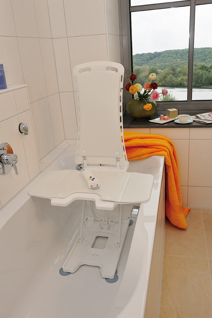 Bellavita Tub Chair Seat Auto Bath Lift, White - Image 7
