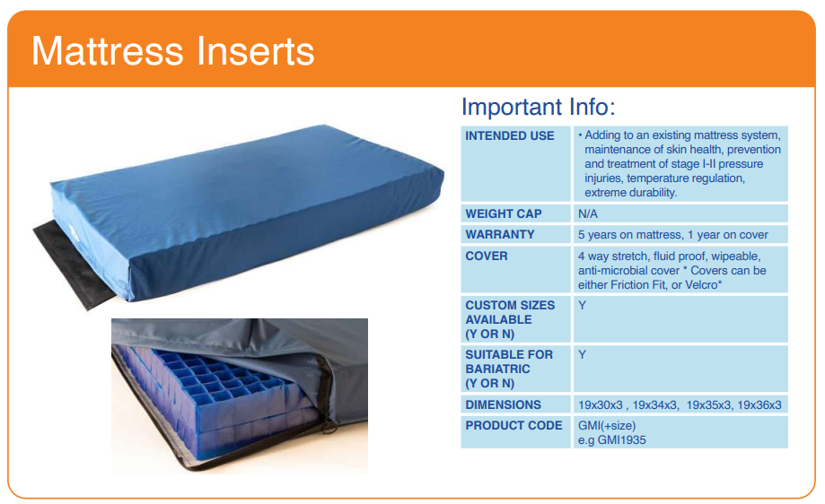 Blake Medical Geo-Matrix™ Gel Mattress Insert - Image 2