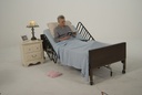 Delta Ultra Light Full Electric Hospital Bed with Half Rails - Image 4