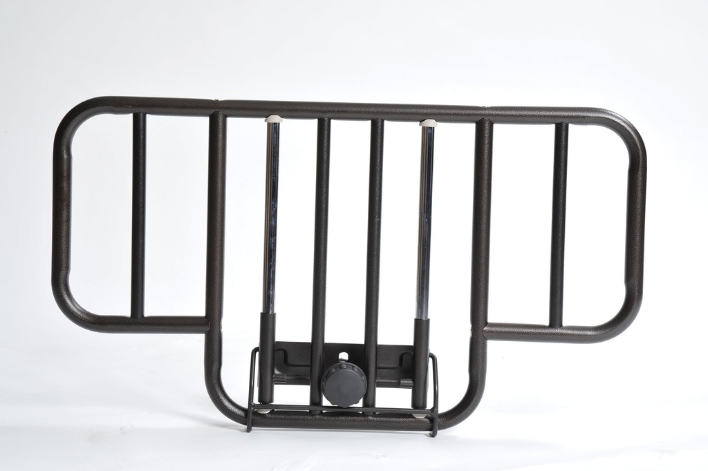 Delta Ultra Light Full Electric Hospital Bed with Half Rails and Therapeutic Support Mattress - Image 2