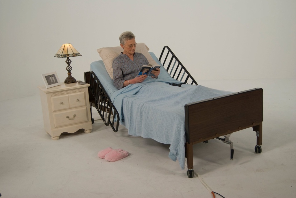 Delta Ultra Light Full Electric Hospital Bed, Frame Only - Image 1
