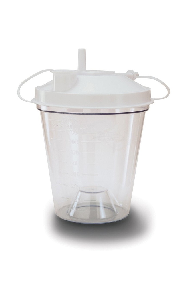 Disposable Suction Canisters, 800CC, Pack of 12 - Image 1