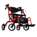 Drive Medical Airgo Fusion F18 Side-Folding Rollator & Transport Chair - Image 1