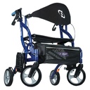 Drive Medical Airgo Fusion F20 Side-Folding Rollator & Transport Chair - Image 3
