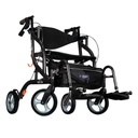 Drive Medical Airgo Fusion F20 Side-Folding Rollator & Transport Chair - Image 4