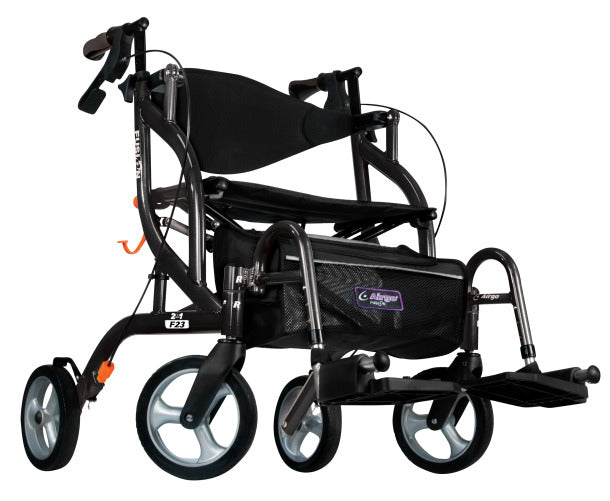 Drive Medical Airgo Fusion F23 Side-Folding Rollator & Transport Chair - Image 2